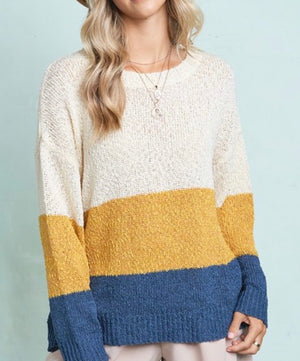 Blue & Gold Sweater